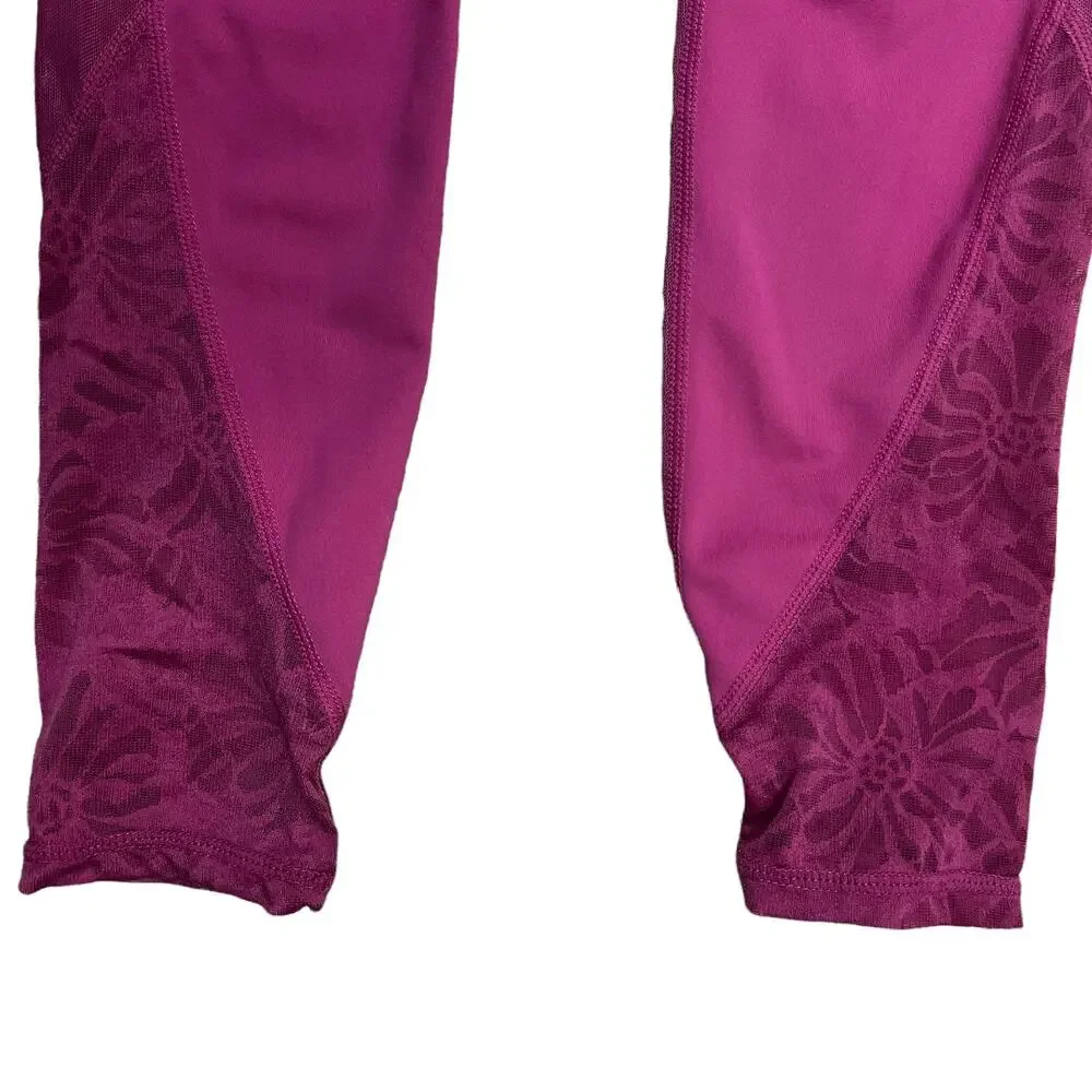 Fabletics High Waist Mesh PureLuxe 7/8 Tights Caspia XS - Picture 3 of 4